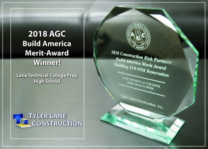 2018 AGC Build America Awards - Tyler Lane Construction Inc.